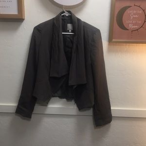 Brand Halogen. Olive green. Zipper Casual jacket.